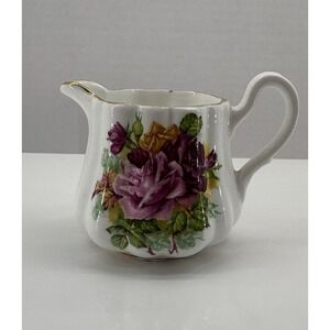 Vintage‎ Royal Stuart Spencer Stevenson Bone China Creamer Roses